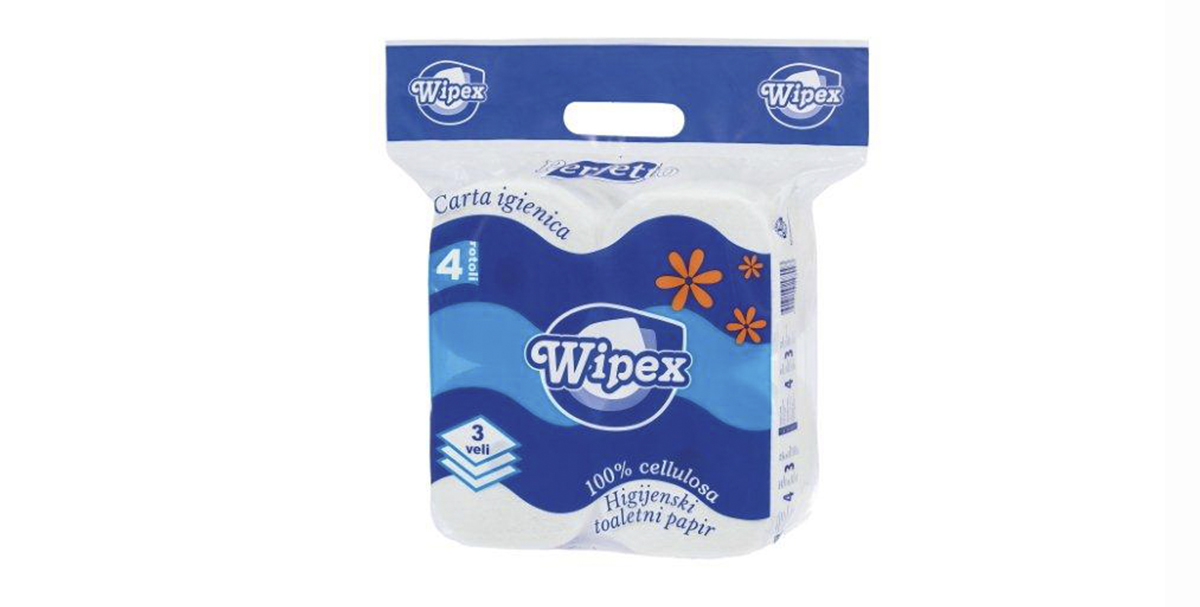 wipex 4/1 toilet paper